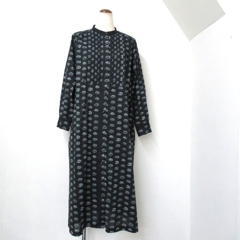 PONT DE CHALONS  ティーカッププリントワンピース（ペチコート付）/BK19
